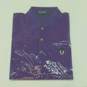 Polo Golf Shirt, Purple New